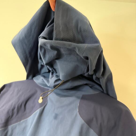 Patagonia Men's Vintage Ski Jacket Full Zip Hooded Waterproof Blue Large - Picture 12 of 14